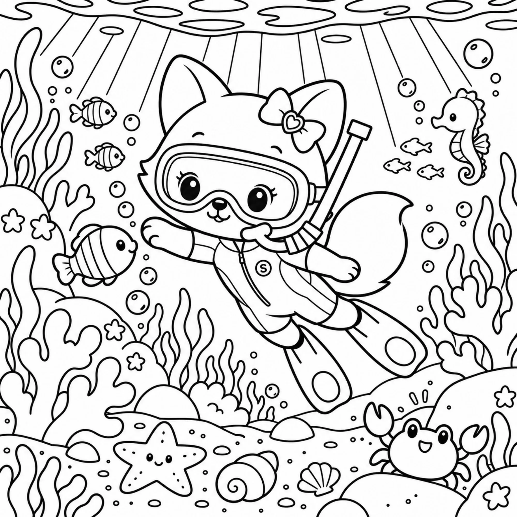 Uncolored coloring page